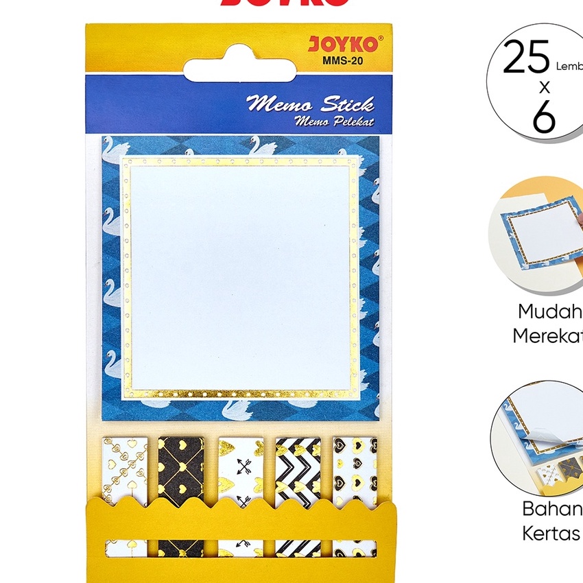 

murah Memo Stick Kes Memo Tempel Sticky Note Joyko MMS2