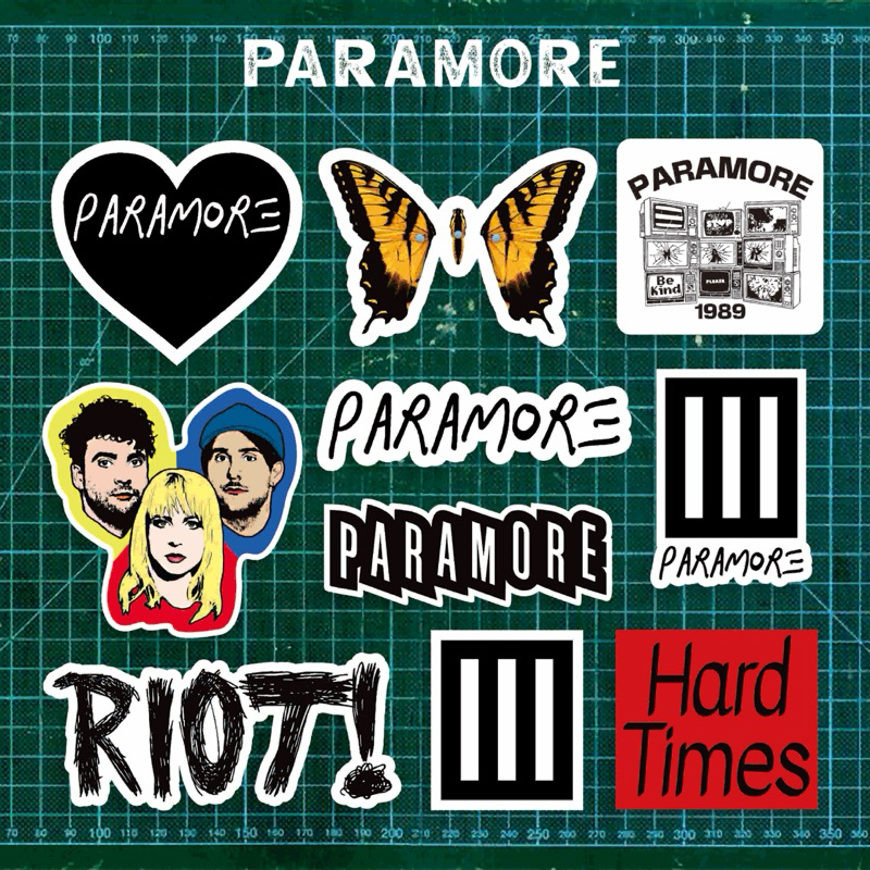

Paramore Stiker anti air Stiker Band Stiker tumbler Stiker laptop Stiker vinyl