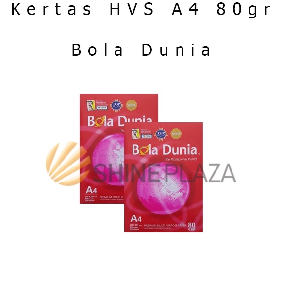 

Termurah Kes HVS A4 8gr Bola Dunia Kes Fotocopy Putih A4 8gsm
