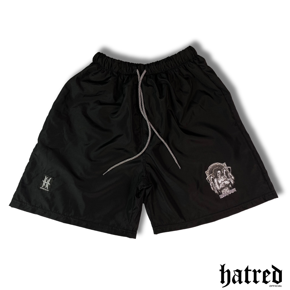 short pants celana pendek pria wanita boxer motif logo basic casual walkshort custom sablon print pr