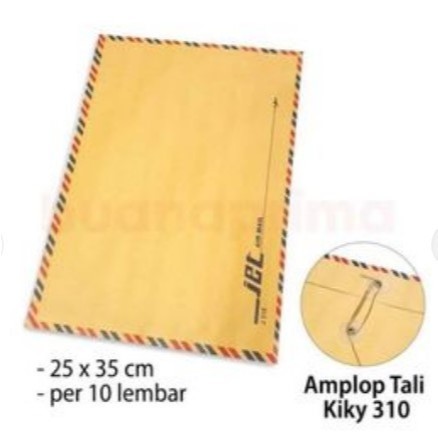 

Amplop coklat Tali Merk Kiky Ukuran Folio / Amplop Lamaran Kerja