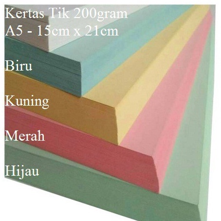 

KP8 A5 5 Lembar Kes Tik 2gram A5