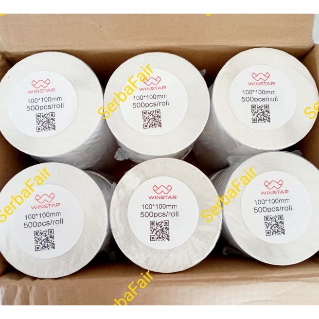 

Terbatas Label Barcode 1 x 1 Kes Sticker Thermal Resi 1x1MM WINSTAR ISI PREMIUM SPEC