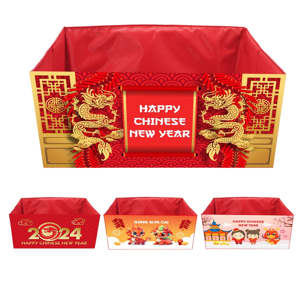 

LUAR BIASA READY STOCK Hampers Box Imlek Chinese New Year Lebaran Baby Birthday Cosmetic Kotak Gift Hantaran
