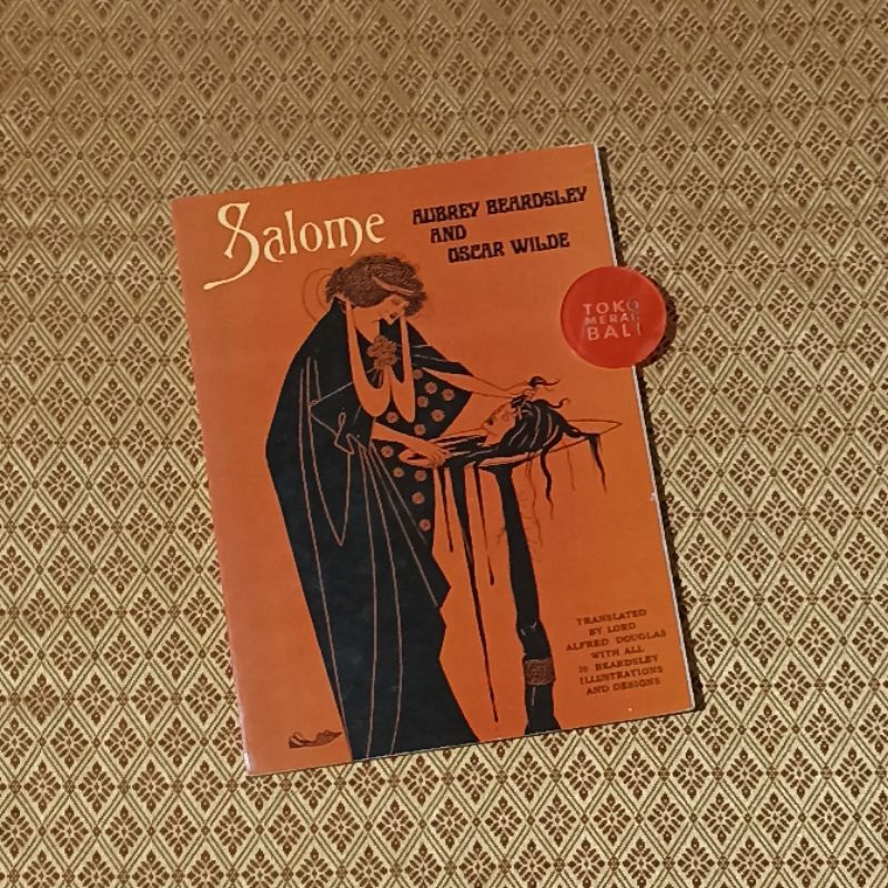 Paket buku Salome by Oscar Wilde edisi 1967, buku ilustrasi Aubrey Beardsley, buku drama tragedi Her