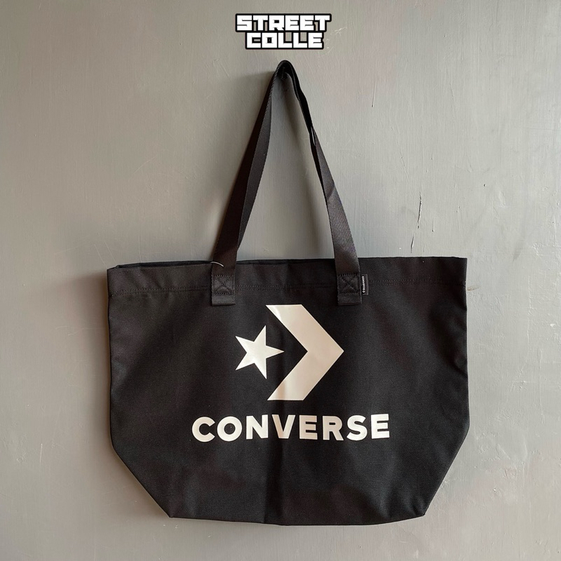 Totebag Converse Logo Chevron Black