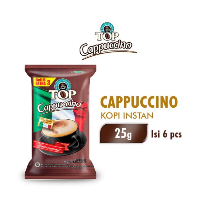 

top kopi cappucino 25 gr x 6