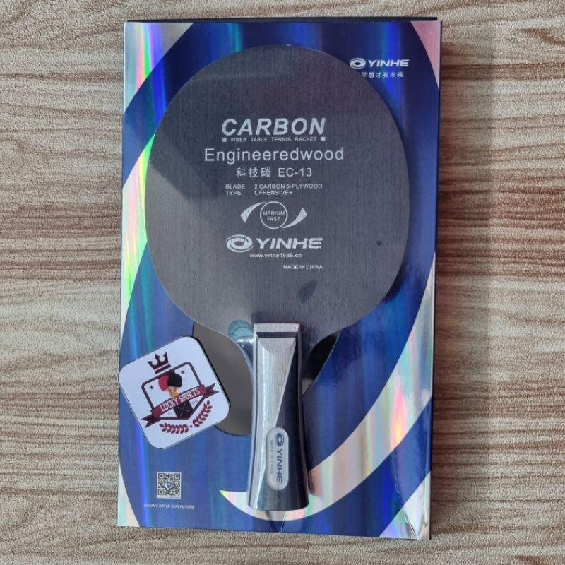 Kayu Yinhe EC 13 Fiber original Tenis Meja Bet Pingpong