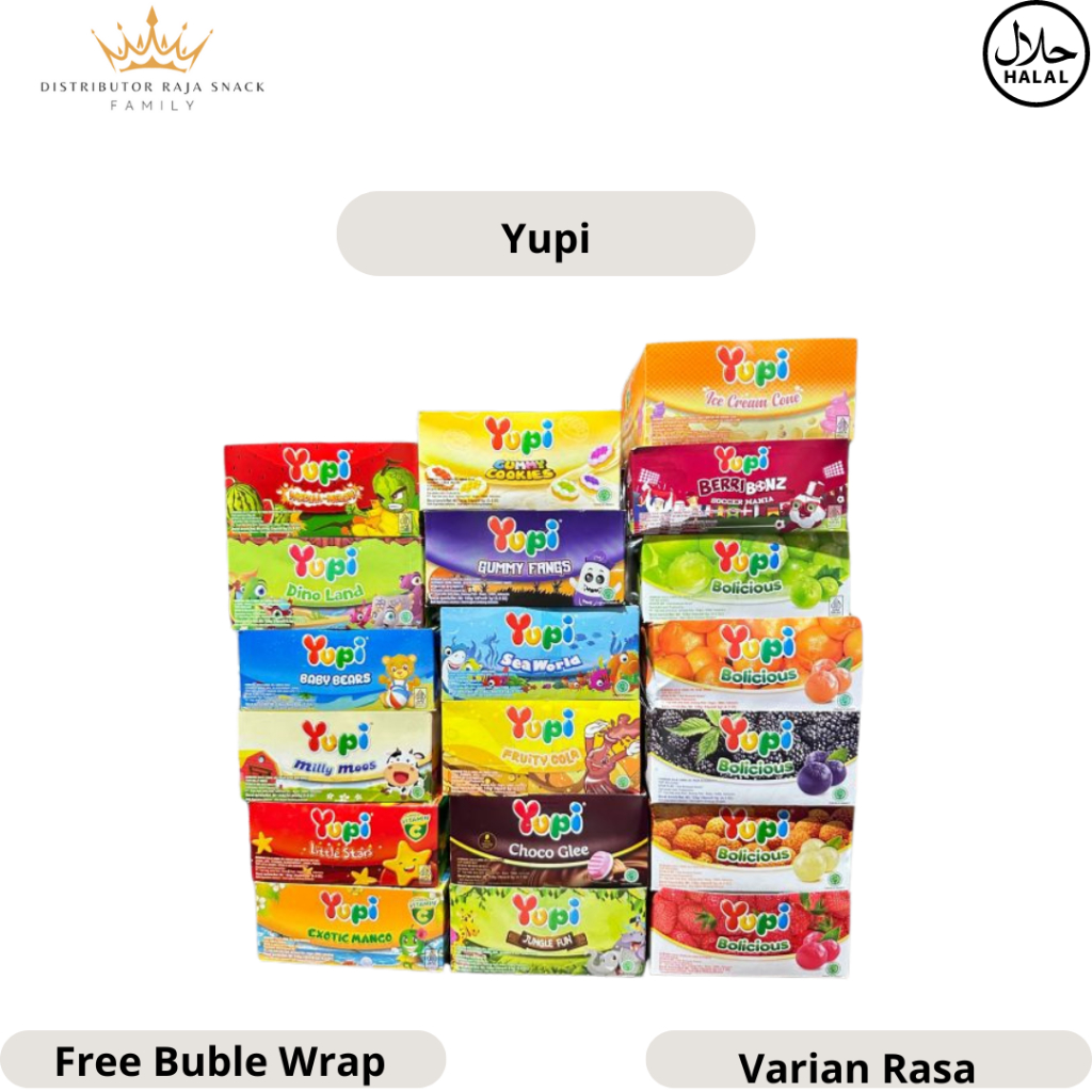 

Yupi Box Jelly Gummy Varian Rasa