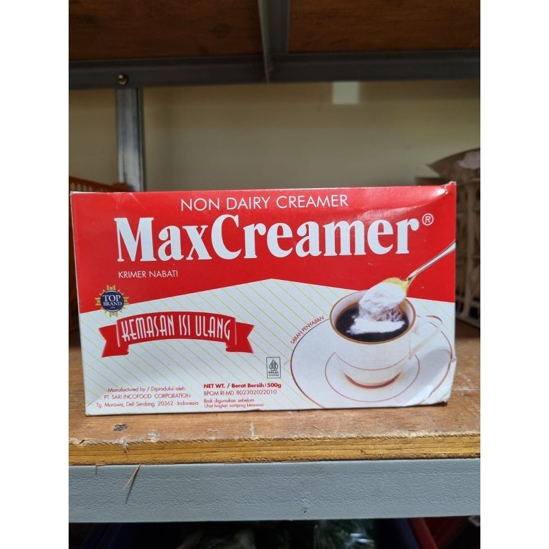 

CREAMER MINUMAN DAN MAKANAN MAXCREAMER 500g 1KOTAK