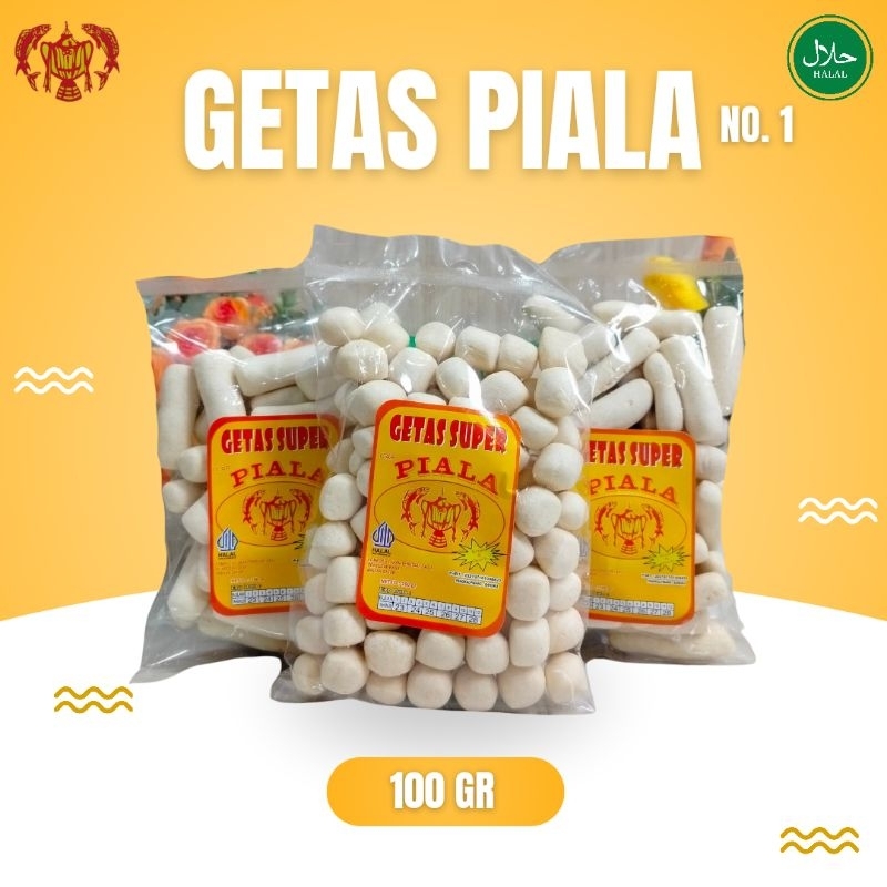 

Getas Super Ikan tenggiri khas Bangka cap Piala No.1, 100gr