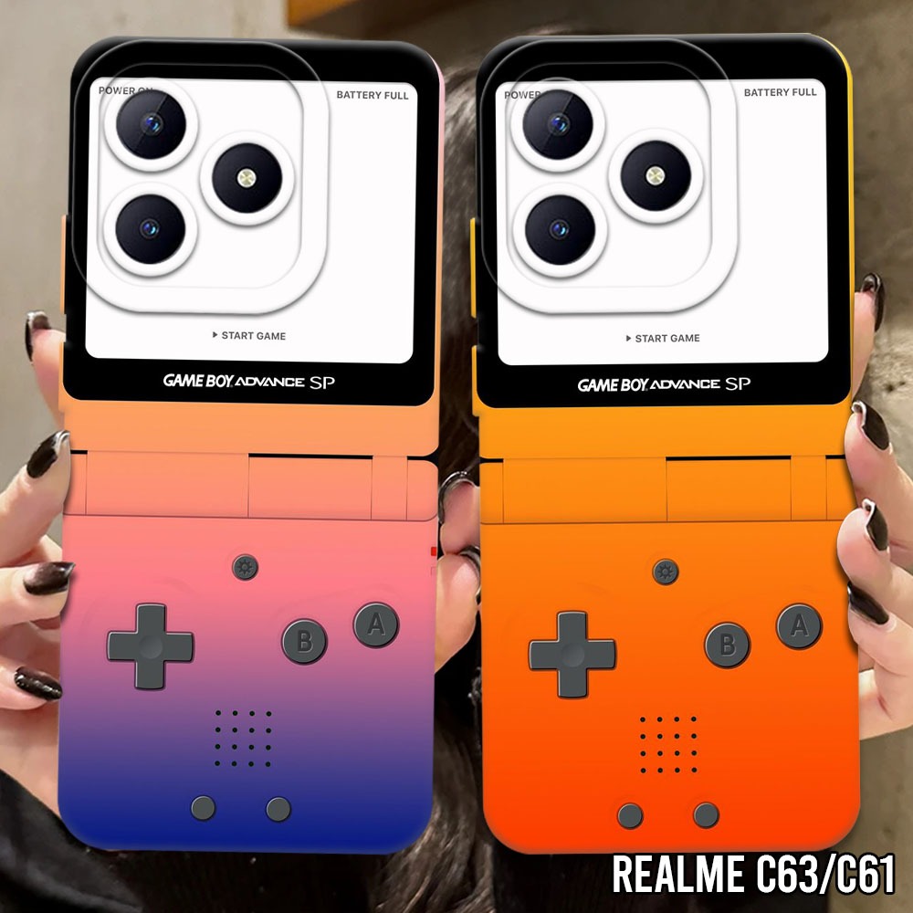 Casing Hp Realme C63/C61 Terbaru - Fashion Case Gameboy (SK08) - Case Pro Camera Realme C63 Sukacase