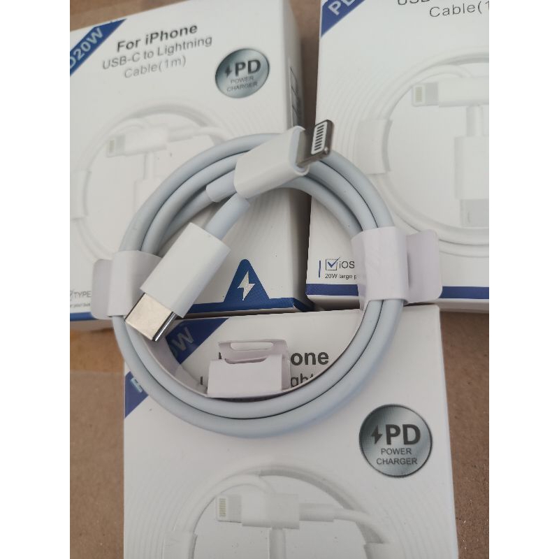 Kabel ip tipe-c to lightning/Tali cas iphone /Kabel cas iphone 20w pd /Kabel cas ip