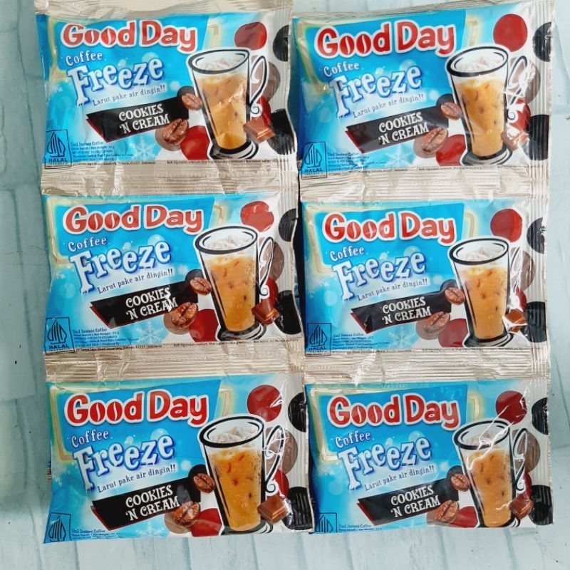 

COFFE GOOD DAY FREZE RENTENG ISI 10 PCS AL VARIAN (ISI RANDOM /CAMPUR)