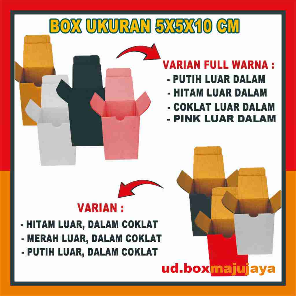 

Box 5x5x10 Cm / Box Sloop / Kotak Lelabo 30ml