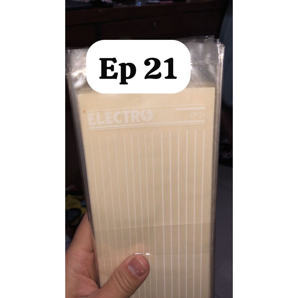 rugos elektro putih kode  et01 / et02 / et17 / et19/ et 20 / e 21  bentuk garis  /  titik 3