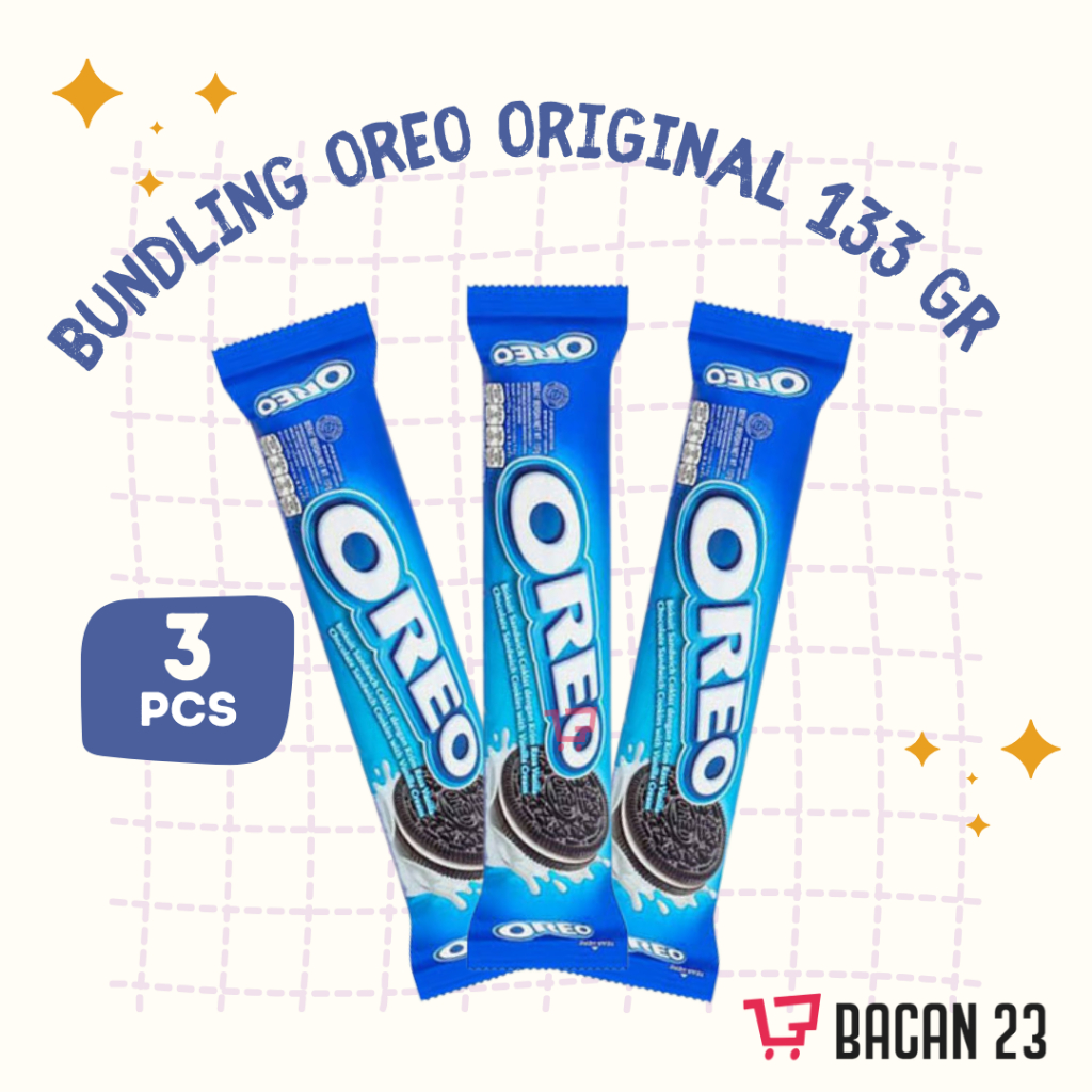 

Oreo Biscuit Sandwich Original 119 gr x 3 Pcs