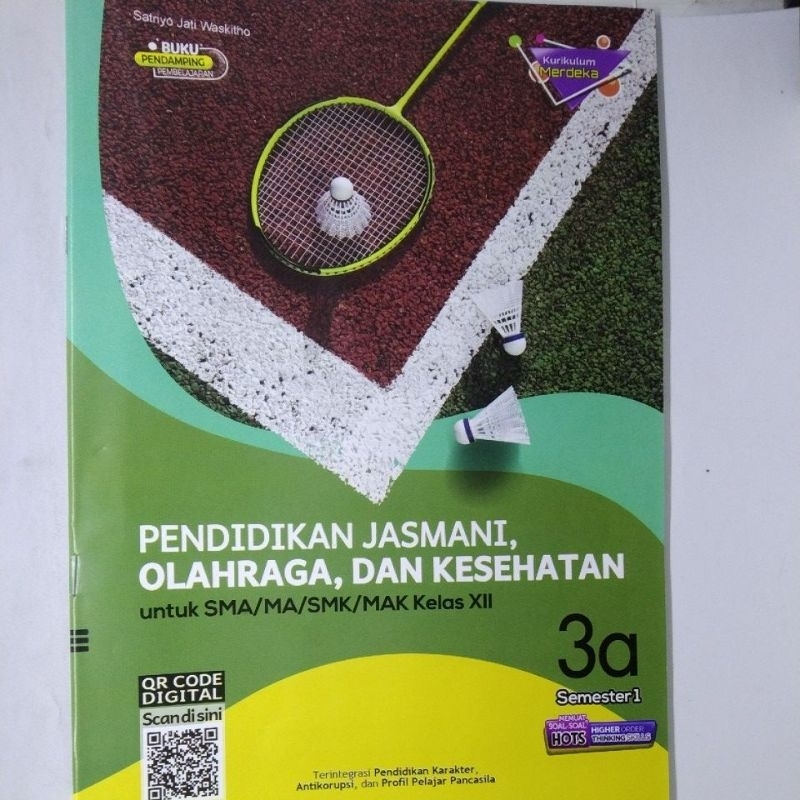 LKS SMA MA SMK PENJASKES PJOK KELAS 12 SEMESTER 1 KURIKULUM MERDEKA'