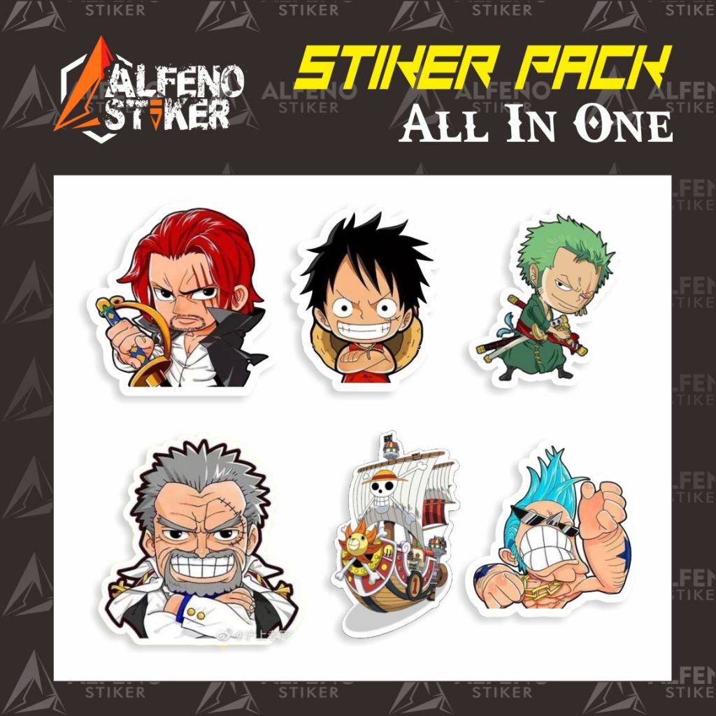 

Stiker All in One Anime stiker print mini stikerpack sticker pack