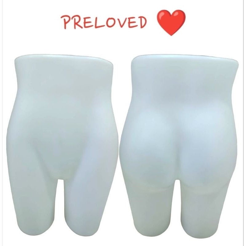 [ PRELOVED ] Patung Manekin Display Underwear CD Celana Dalam Wanita ( Putih Bening )