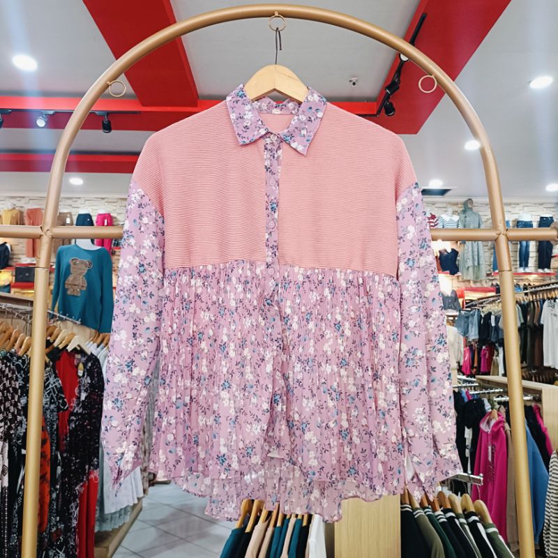 blouse bunga | blouse wanita motif