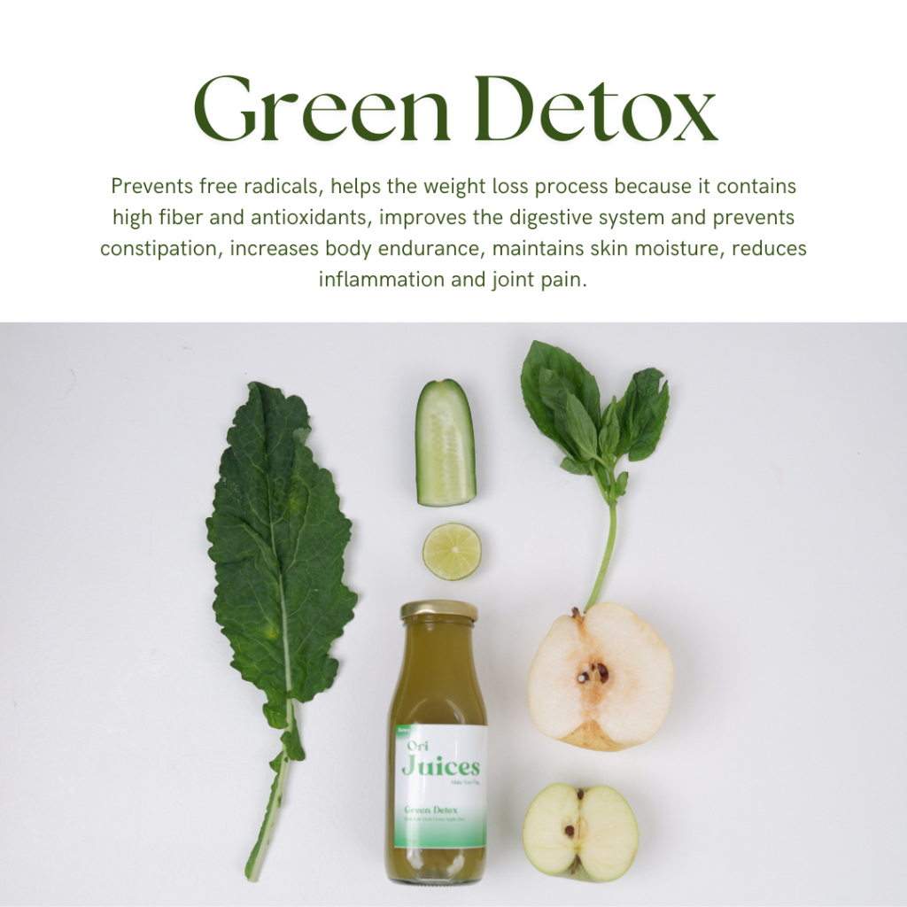 

COLD PRESSED JUICES | GREEN DETOX by Ori Juices | DETOX SERIES | Bali Based