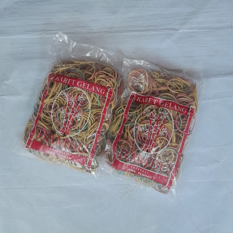 

KARET GELANG MERK BAMBU BERAT 400 gram