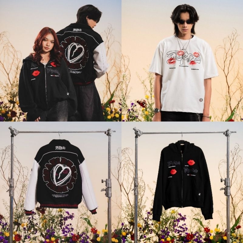 [100% ORIGINAL] PREFACE x TELEPATI CHE ZIP HOODIE SUMMER ROMANCE | VARSITY JACKET HEATWAVE SMOOCH | 