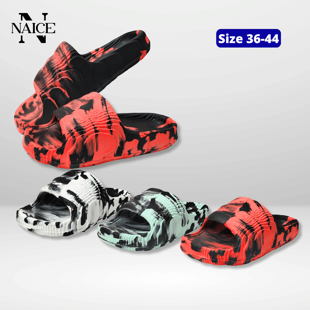 Sandal Adilette hologram/ Adilette tye die/  Sandal Slop / Sandal viral / Sandal anti slip / Sandal 