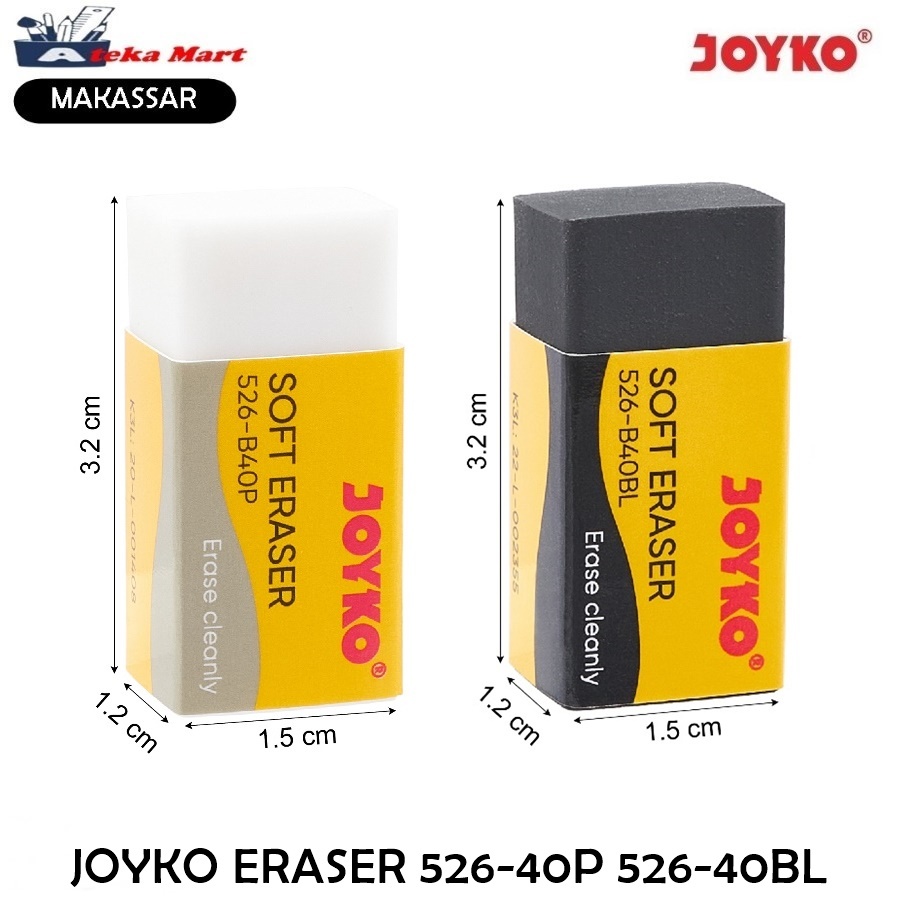 

[PCS ] JOYKO ERASER 526- B40P / 526-B40BL PENGHAPUS