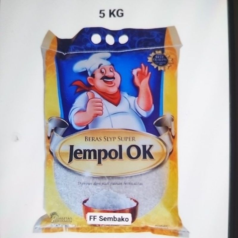 

BERAS CAP JEMPOL OK 5 KG, 10 KG, 20 KG (KUALITAS TERJAMIN 100%)