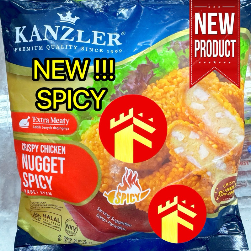 

KANZLER SPICY CRISPY CHICKEN NUGGET 450 GR