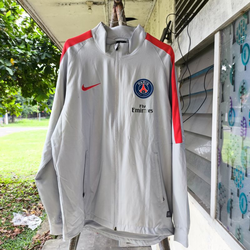 Nike PSG Footbal Jacket Grey