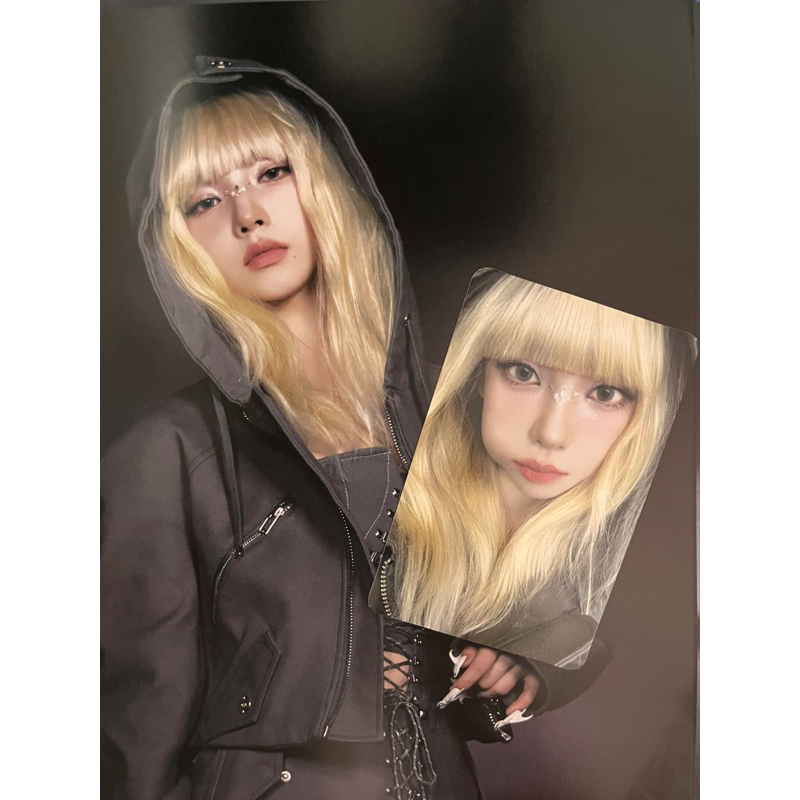PC PHOTOCARD AESPA KARINA CIMOL BLONDE ARMAGEDDON MY POWER