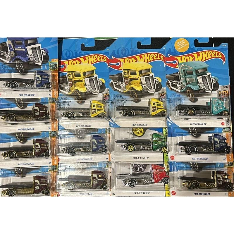 hot wheels fast-bed hauler series