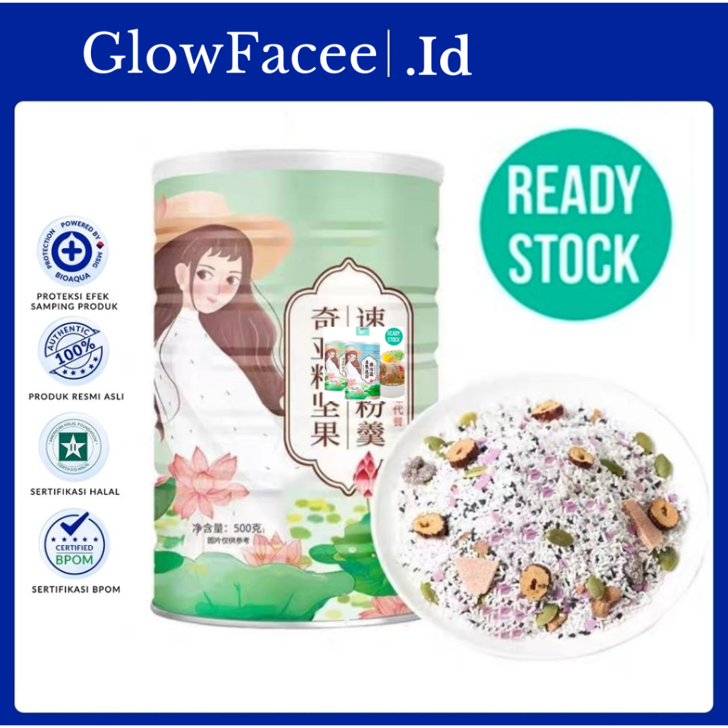 

READY STOCK HALAL/NEW/BARU / OUFEN LOTUS ROOT QIYA WIJEN HITAM POWDER SARAPAN DIET SEHAT 500GR BUBUK AKAR TERATAI