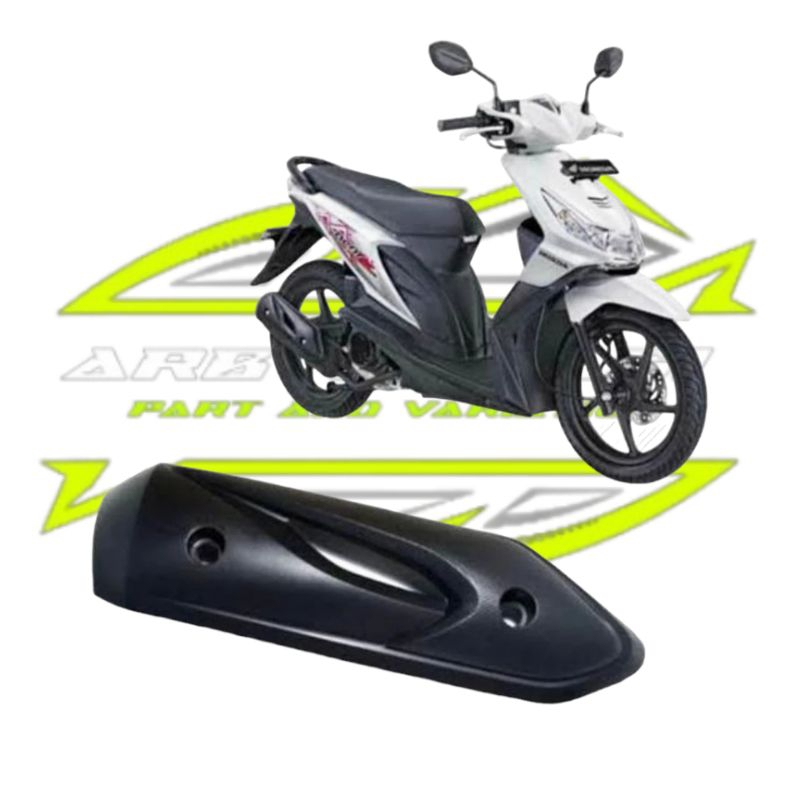 Tameng Knalpot Beat Karbu Cover Knalpot Beat Karbu Tutup Knalpot Beat Karbu