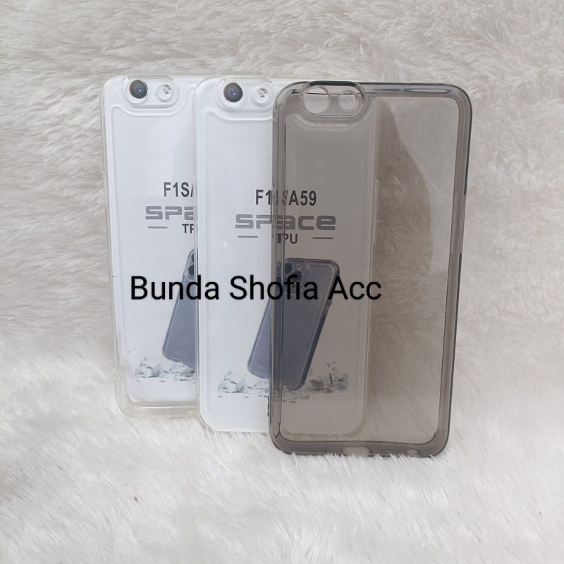 Case Bening softcase original transparan for Oppo F1S