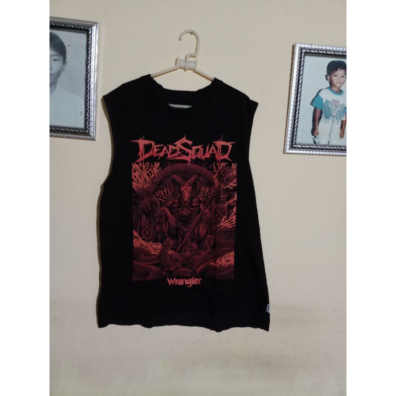 kaos band Deadsquad second bekas