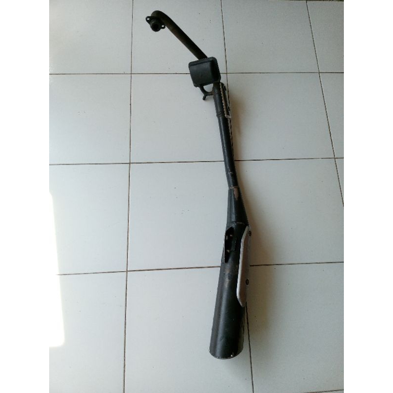 knalpot motor Pulsar standar original copotan