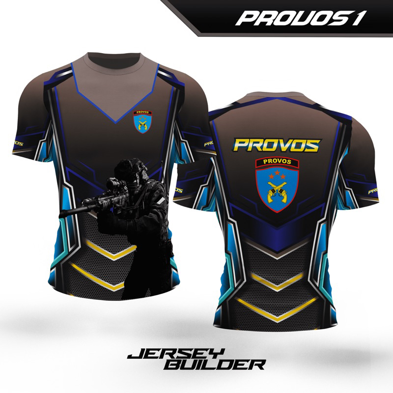 Jersey PROVOS Full printing / Kaos PROVOS POLRI / jersey polisi / Kaos Polisi PROVOS TERBARU / kaos 