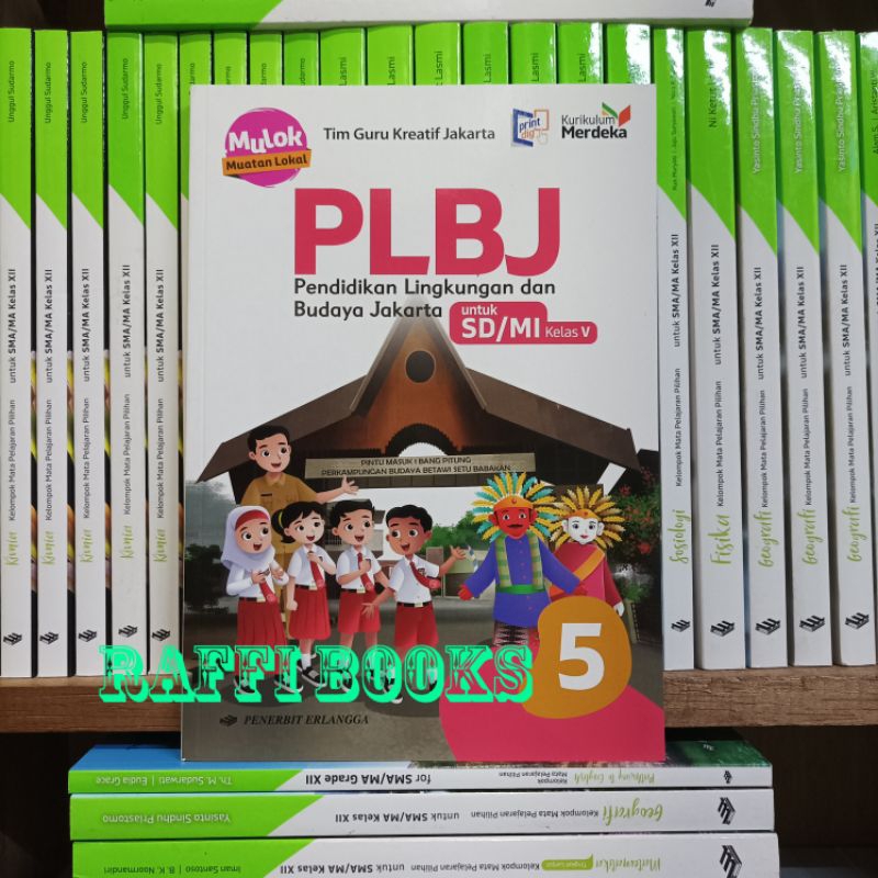 Buku PLBJ Kelas 5 SD/Mi Erlangga Kurikulum Merdeka Original