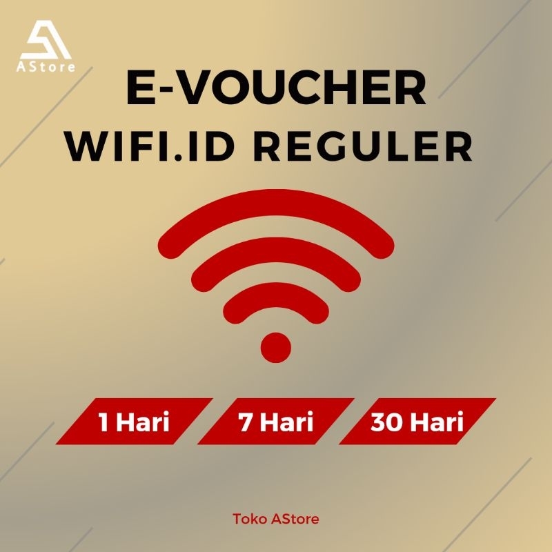 PAKET VOUCHER WIFI.ID REGULER 1 HARI 7 HARI 30 HARI / 1 BULAN PROMO 