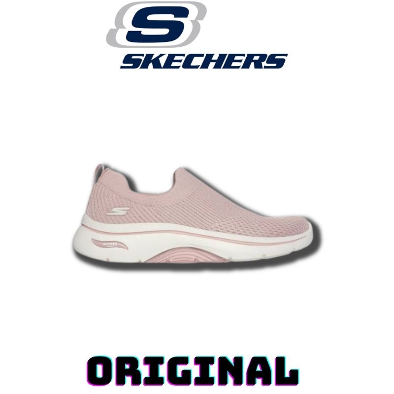 Sepatu Skechers Go Walk Arch Fit 2.0 Mauve Women's ( 125300/MVE ) Original