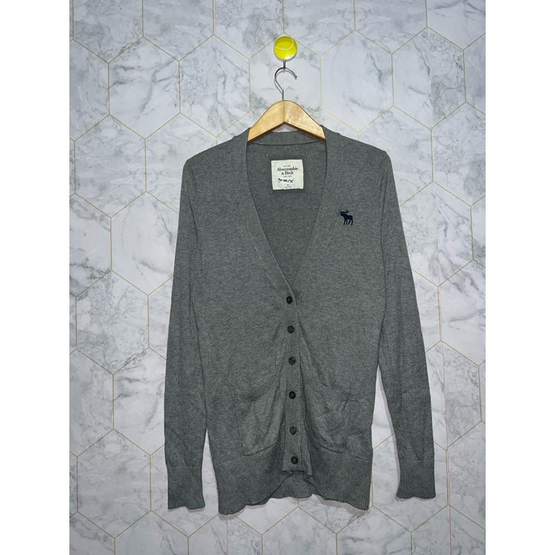 Rajut cardigan abu abercrombie