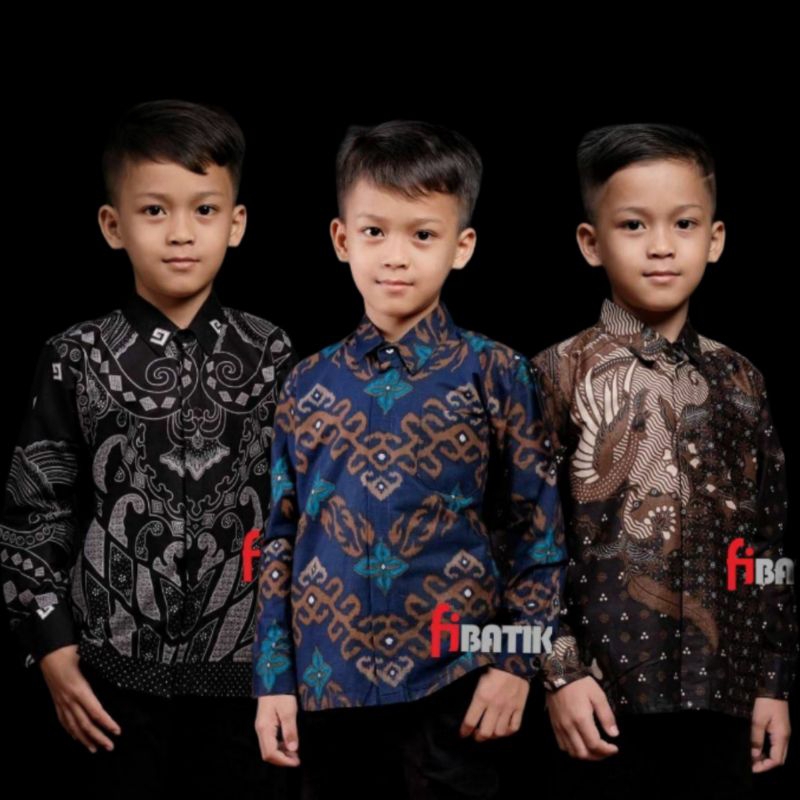 BAJU BATIK ANAK LAKI-LAKI LENGAN PANJANG BATIK ANAK BATIK ANAK TERBARU BATIK ANAK MURAH BATIK ANAK M
