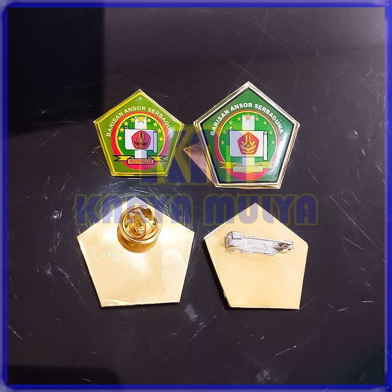 Pin Bros Banser Ansor Serbaguna Pin Barisan Ansor Serbaguna Protokoler  - Karya Mulya