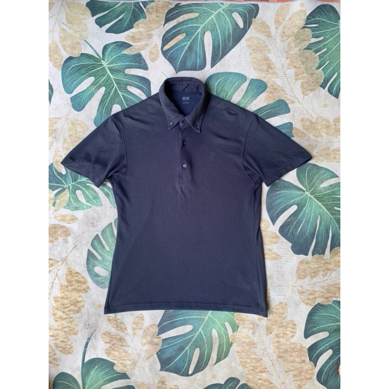 Uniqlo Polo Navy AIRism