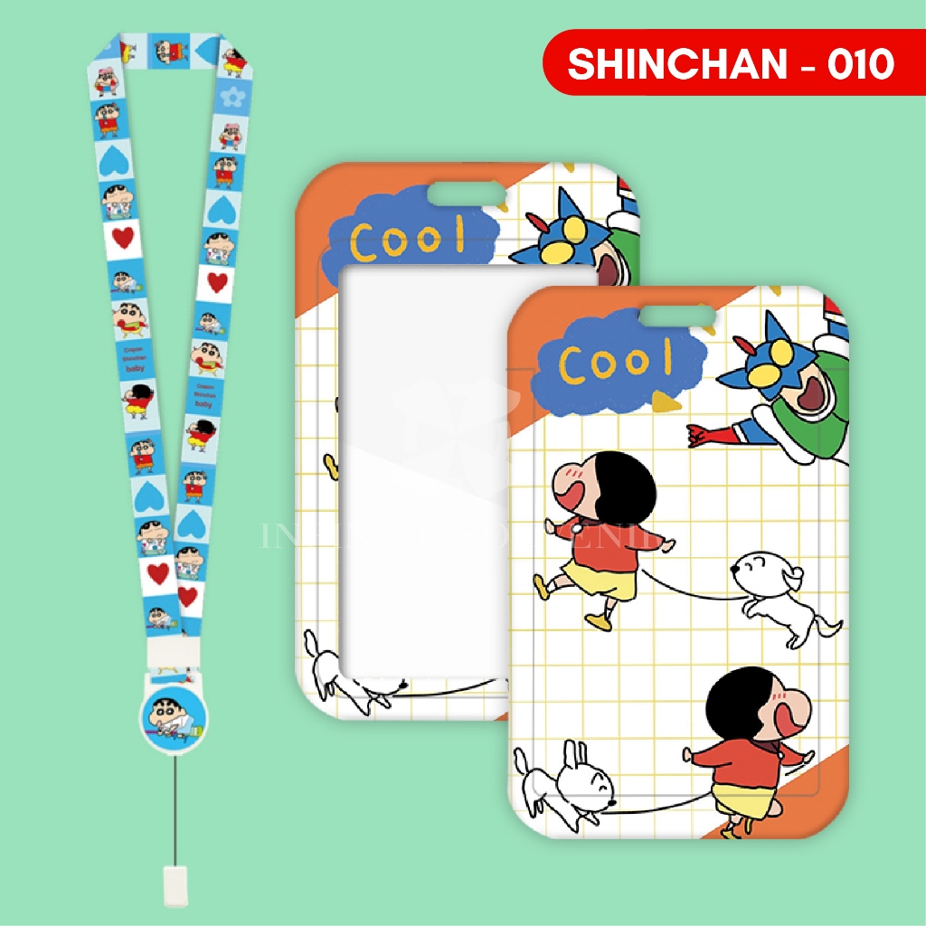

HenJO (N017) ID Card Holder Tali Yoyo Shinchan / Nametag Yoyo Crayon Shinchan / Card Holder Yoyo /