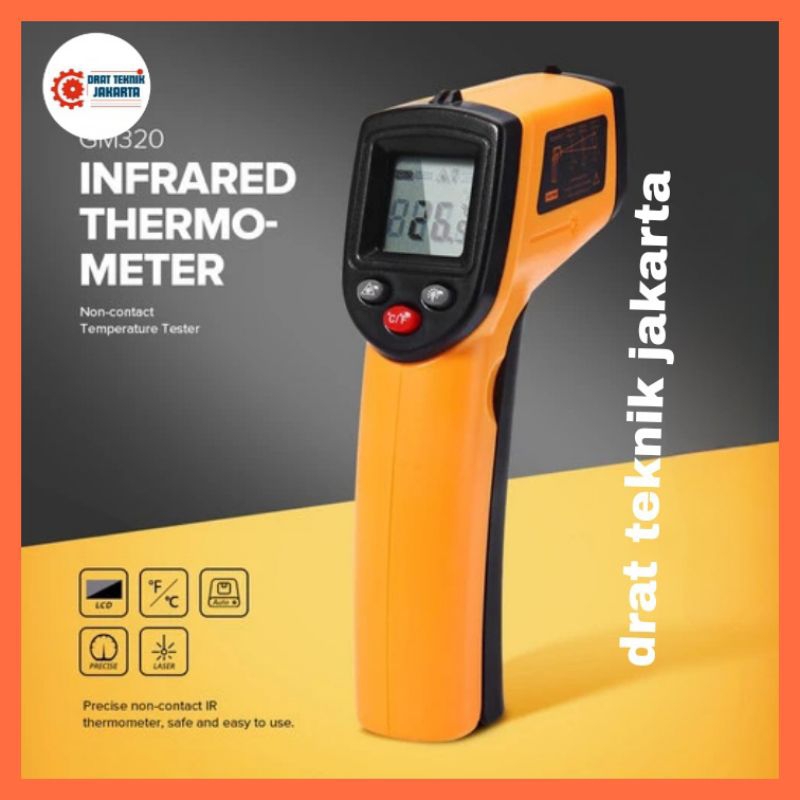 GM320 Benetech Infrared Termometer Thermometer GM-320 Termogun GM 320